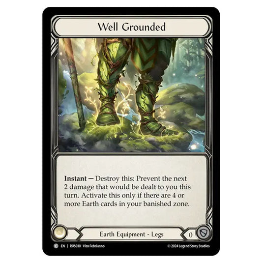 Well Grounded ROS030-CF card from the Flesh & Blood set Rosetta