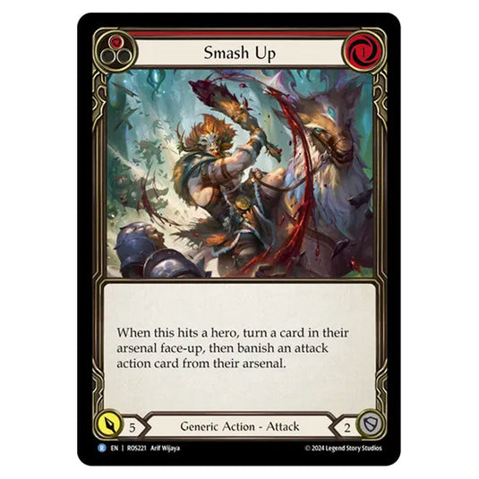 Smash Up ROS221 card from the Flesh & Blood set Rosetta