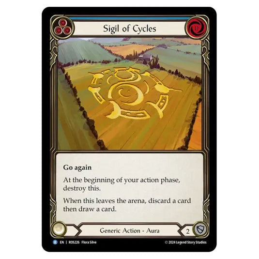 Sigil of Cycles ROS226 card from the Flesh & Blood set Rosetta