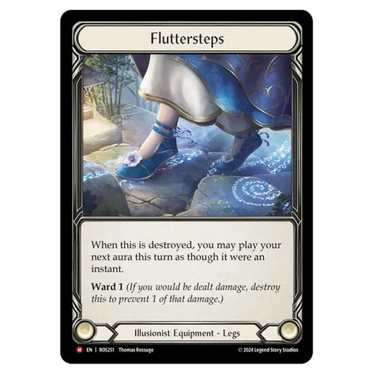 Fluttersteps ROS251 card from the Flesh & Blood set Rosetta