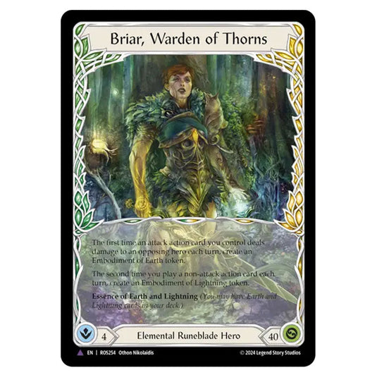 Briar, Warden of Thorns  ROS254-CF card from the Flesh & Blood set Rosetta