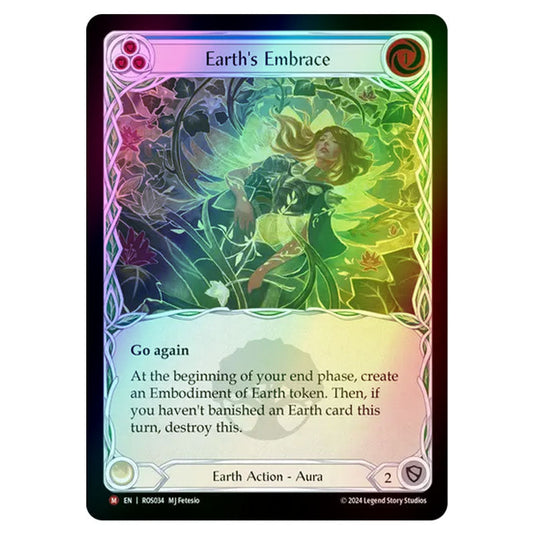 Earth's Embrace ROS034-RF card from the Flesh & Blood set Rosetta