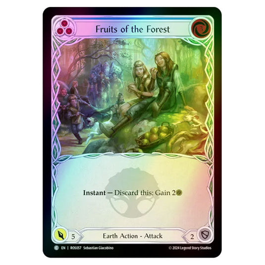 Fruits of the Forest (Blue) ROS057-RF card from the Flesh & Blood set Rosetta