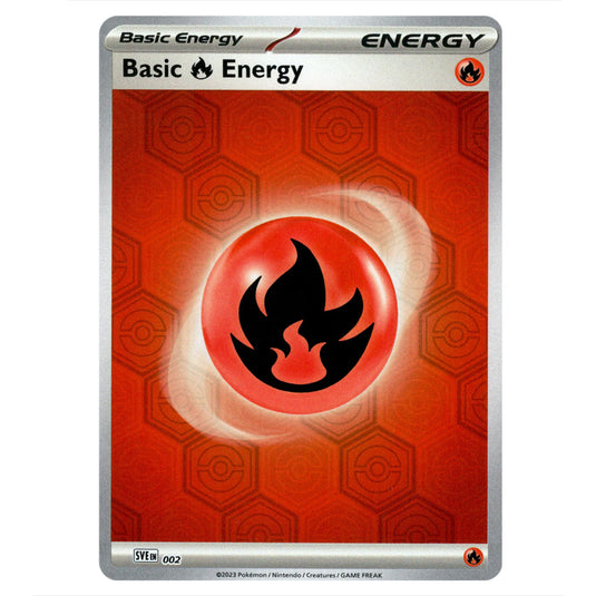 Pokemon - Scarlet & Violet - Shrouded Fable - Fire Energy (Holo)