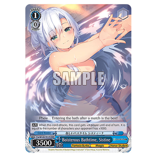 Boisterous Bathtime, Sistine Fra/W120-TE17R card from the Weiss Schwarz set Fujimi Fantasia Bunko Vol.2