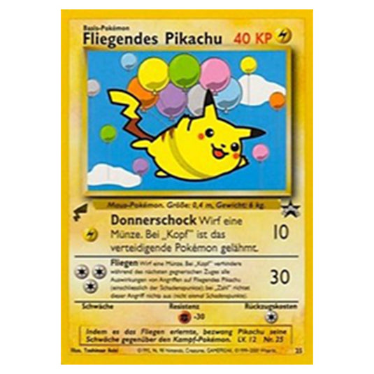 Pokemon - Pikachu World Collection - Flying Pikachu - 25 German Good