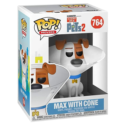 Funko POP! - Secret Life of Pets 2 - Max in Cone Vinyl Figure #764