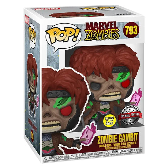 Funko POP! Vinyl - Marvel Zombies - Gambit - Glow in the Dark (Special Edition) #793