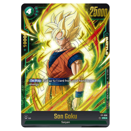 Dragon Ball Super - Fusion World - Son Goku FP-008 (Gold Stamped Promo)