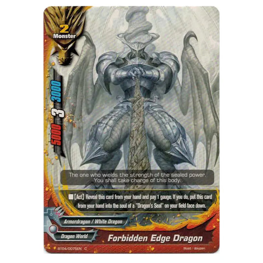 Future Card Buddyfight - Darkness Fable - Forbidden Edge Dragon - 75/105