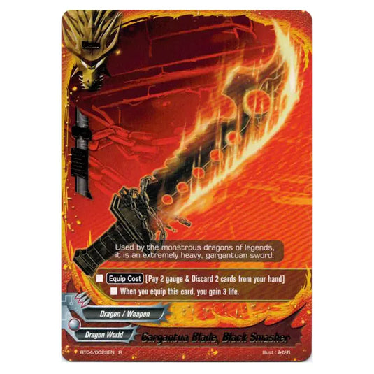 Future Card Buddyfight - Darkness Fable - Gargantua Blade Black Smasher - 23/105