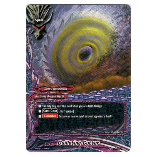Future Card Buddyfight - Darkness Fable - Guillotine Cutter - 71/105