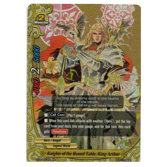 Future Card Buddyfight - Darkness Fable - Knights of the Round Table King Arthur - 13/105