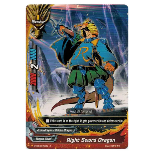 Future Card Buddyfight - Darkness Fable - Right Sword Dragon - 79/105