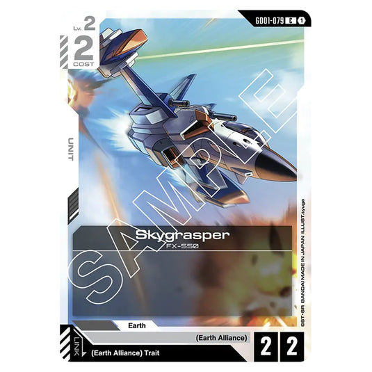 Skygrasper GD01-079 card from the Gundam Card Game set Newtype Rising