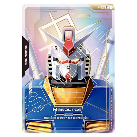 Resource R-002b card from the Gundam Card Game set Newtype Rising