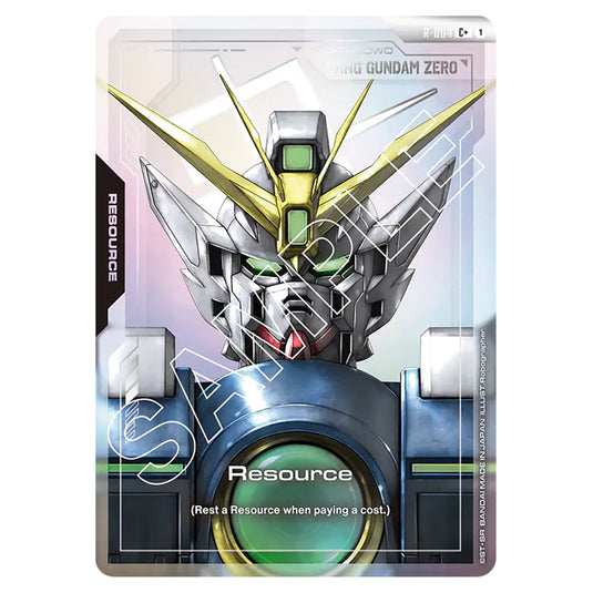 Resource R-004a card from the Gundam Card Game set Newtype Rising