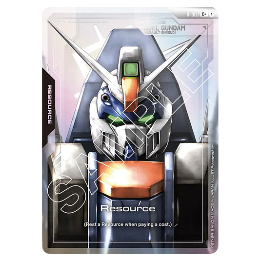 Resource R-007a card from the Gundam Card Game set Newtype Rising