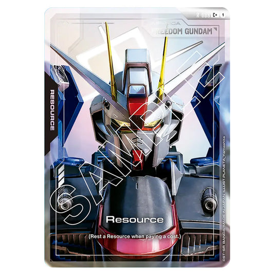 Resource R-008a card from the Gundam Card Game set Newtype Rising
