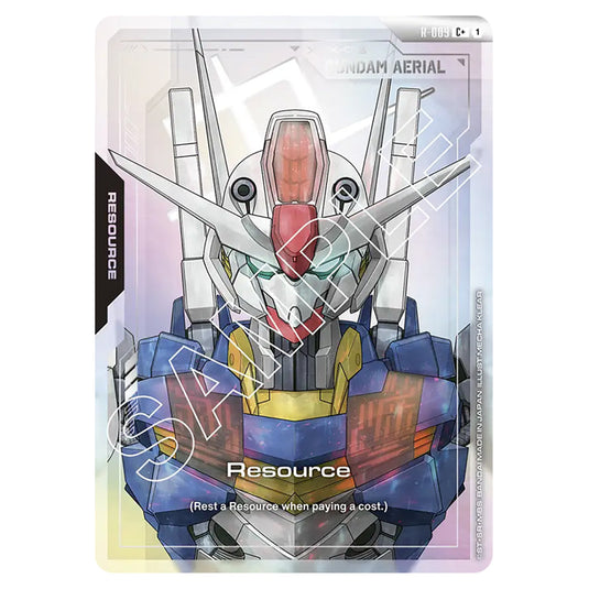 Resource R-009a card from the Gundam Card Game set Newtype Rising