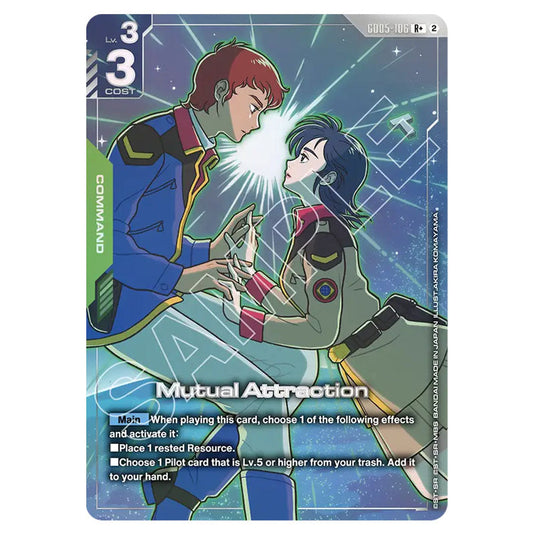 Mutual Attraction GD05-106_p1 card from the Gundam Card Game set Freedom Ascension