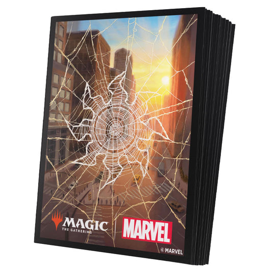 Gamegenic - Magic The Gathering - Marvel's Spider-Man  - Premium Art Sleeves - Plains