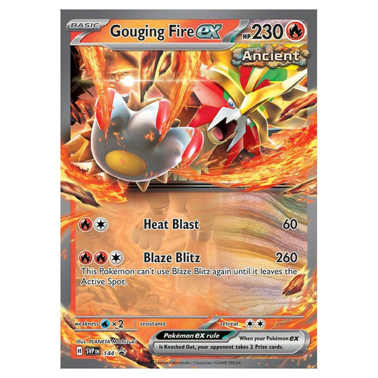 Pokemon - SV Black Star Promos - Gouging Fire ex SVP144