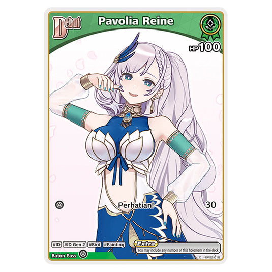 Pavolia Reine is a holomem Card From the Hololive Official Card Game Set Quintet Spectrum hBP02-018