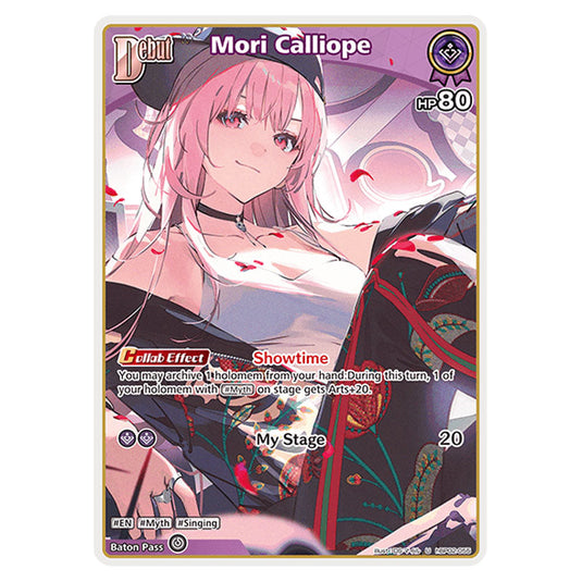 Mori Calliope is a holomem Card From the Hololive Official Card Game Set Quintet Spectrum hBP02-055