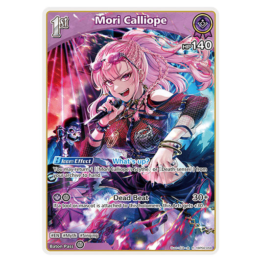 Mori Calliope is a holomem Card From the Hololive Official Card Game Set Quintet Spectrum hBP02-058