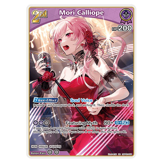 Mori Calliope is a holomem Card From the Hololive Official Card Game Set Quintet Spectrum hBP02-059