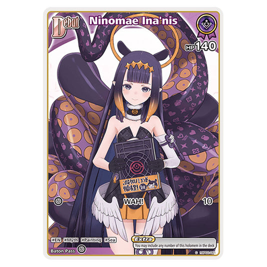 Ninomae Ina'nis is a holomem Card From the Hololive Official Card Game Set Quintet Spectrum hBP02-061