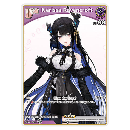 Nerissa Ravencroft is a holomem Card From the Hololive Official Card Game Set Quintet Spectrum hBP02-065