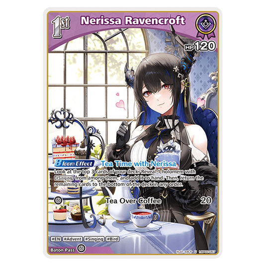Nerissa Ravencroft is a holomem Card From the Hololive Official Card Game Set Quintet Spectrum hBP02-067