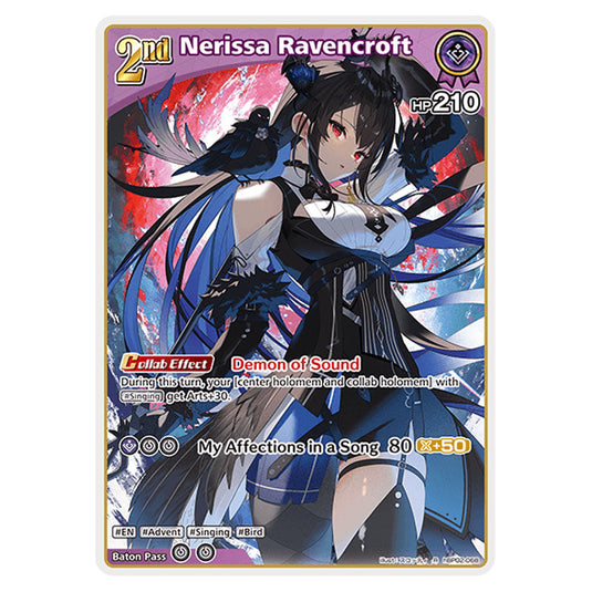 Nerissa Ravencroft is a holomem Card From the Hololive Official Card Game Set Quintet Spectrum hBP02-068