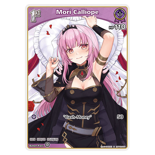 Mori Calliope is a holomem Card From the Hololive Official Card Game Set Quintet Spectrum hBP02-056