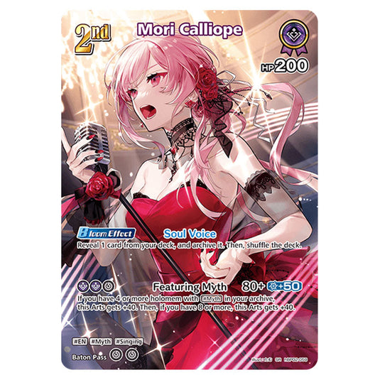 Mori Calliope is a holomem Card From the Hololive Official Card Game Set Quintet Spectrum hBP02-059