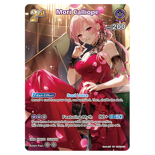 Mori Calliope is a holomem Card From the Hololive Official Card Game Set Quintet Spectrum hBP02-059a