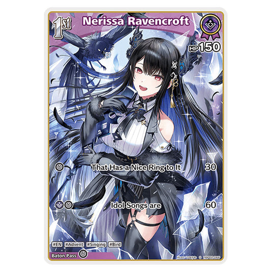 Nerissa Ravencroft is a holomem Card From the Hololive Official Card Game Set Quintet Spectrum hBP02-066
