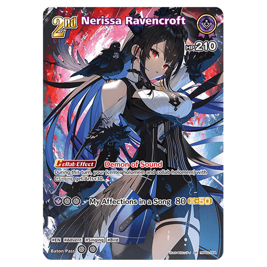 Nerissa Ravencroft is a holomem Card From the Hololive Official Card Game Set Quintet Spectrum hBP02-068