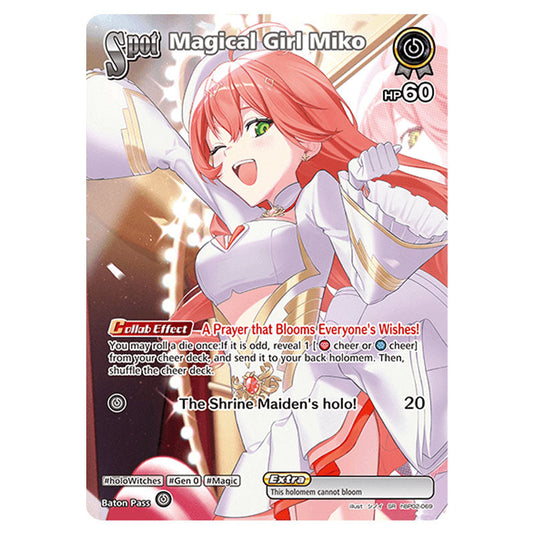 Magical Girl Miko is a holomem Card From the Hololive Official Card Game Set Quintet Spectrum hBP02-069