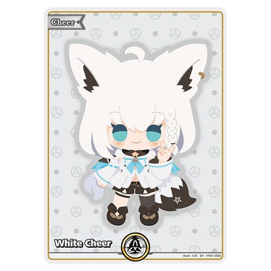 White Cheer is a Cheer Card From the Hololive Official Card Game Set Quintet Spectrum hY01-003