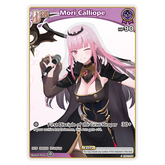 Mori Calliope is a holomem Card From the Hololive Official Card Game Set Ayakashi Vermilion hBP06-hBP02-054
