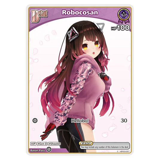 Robocosan is a holomem Card From the Hololive Official Card Game Set Ayakashi Vermilion hBP06-hBP03-057