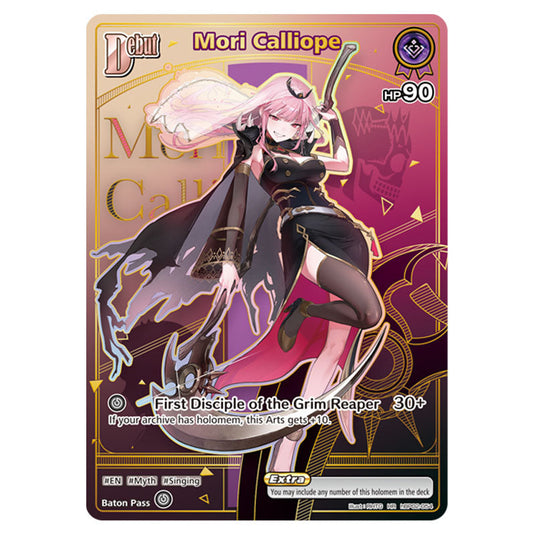Mori Calliope is a holomem Card From the Hololive Official Card Game Set Ayakashi Vermilion hBP06-hBP02-054a