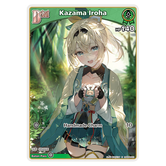 Kazama Iroha is a holomem Card From the Hololive Official Card Game Set Ayakashi Vermilion hBP06-022a