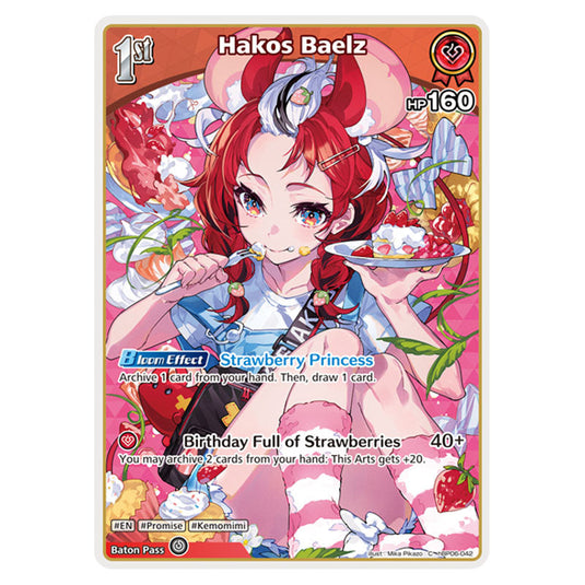 Hakos Baelz is a holomem Card From the Hololive Official Card Game Set Ayakashi Vermilion hBP06-042