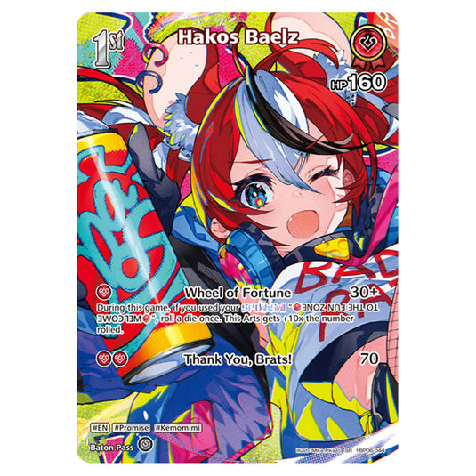 Hakos Baelz is a holomem Card From the Hololive Official Card Game Set Ayakashi Vermilion hBP06-044a
