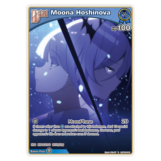 Moona Hoshinova is a holomem Card From the Hololive Official Card Game Set Ayakashi Vermilion hBP06-048