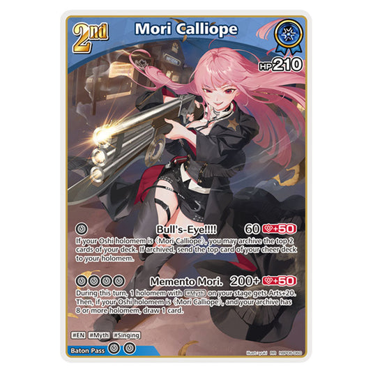 Mori Calliope is a holomem Card From the Hololive Official Card Game Set Ayakashi Vermilion hBP06-060